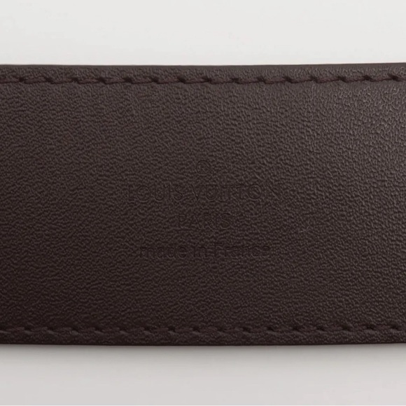 Louis Vuitton San Tulle LV Initiative Belt 95/38 Brown Damier M9807 - Picture 5 of 8